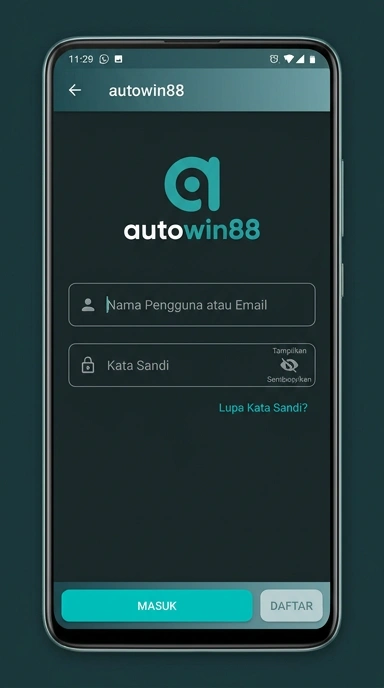 Masuk Akun Autowin88 untuk Pengguna Android