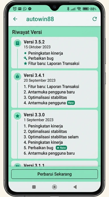 Riwayat Versi autowin88 untuk Pengguna Android